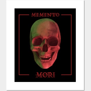 Memento Mori- Red Skull Design Posters and Art